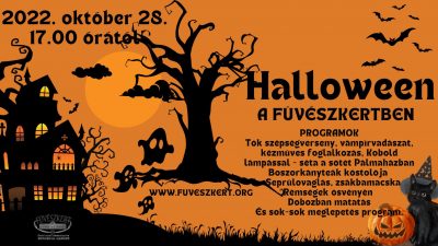 Halloween a Füvészkertben